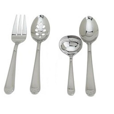 Fastfood Bonnie- 18-10 Stainless- Mirror Finish 4PC Hostess Set FA73409